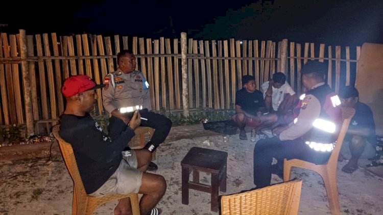 Patroli Malam Polsek Rotr Barat, Cegah Potensi Tindak Pidana