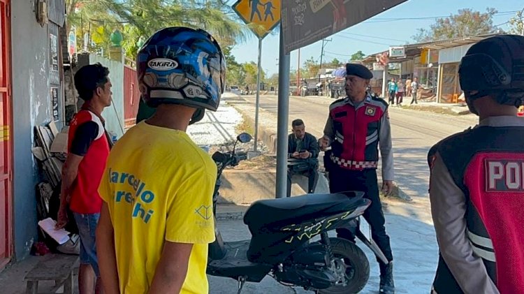 Patroli Presisi Samapta Polres Rote Ndao, Cegah Kejahatan Jalan dan Bangun Kemitraan Dengan Masyarakat Jaga Kamtibmas Kondusif
