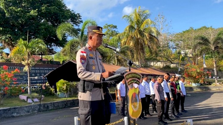 Wakapolresrotendao : Operasi Aman Nusa II Sementara Berlangsung, Seluruh Personel Diharapkan Tetap Siaga