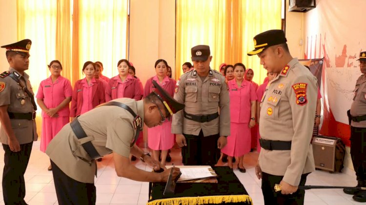 Serah Terima Jabatan, Kapolres : Laksanakan Tugas dan Tanggung Jawab Secara Profesional