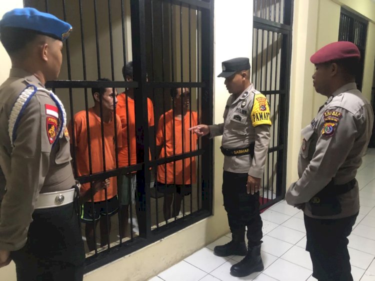 Pengecekan Ruang Tahanan Dini Hari, Cegah Hal yang Tidak Diinginkan