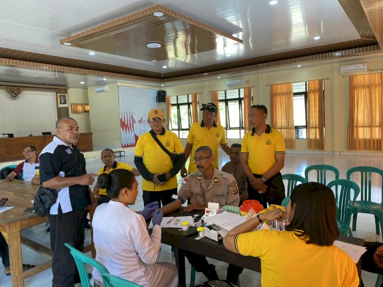 Cek Kesehatan Sejak Dini, Si Dokkes Polres Rote Ndao Gelar Pemeriksaan Kesehatan Berkala 2026