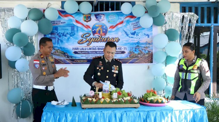 Syukuran HUT Lantas ke-71, Kapolres : Jadilah Polantas Presisi