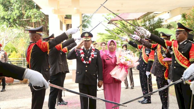 Apreasiasi dan Penghormatan, Polres Rote Ndao Gelar Upacara Purna Bakti