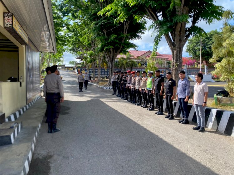 Siaga 1 x 24 Jam, Polres Rote Ndao Pastikan Pelayanan Kepolisian Non Stop