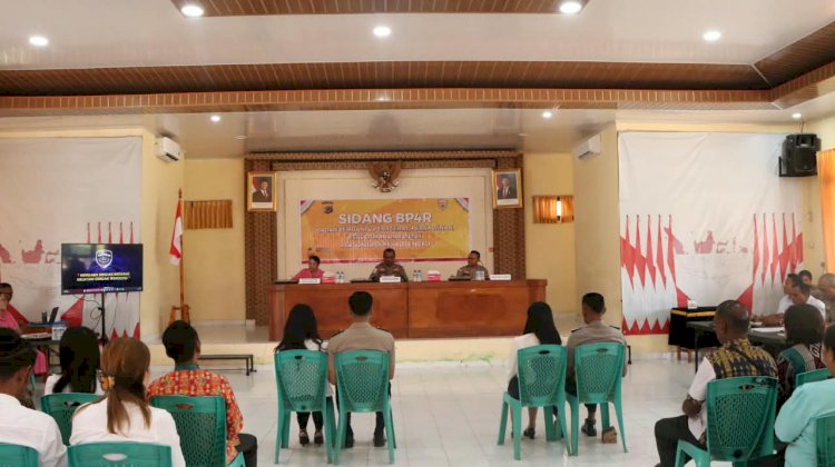 Berikan Nasehat Perkawinan, Polres Rote Ndao Gelar Sidang BP4R Bagi Personelnya