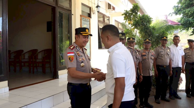 Polres Rote Ndao Menerima TPI Mabes Polri, Dalam Rangka Pemeriksaan Assessment Zona Integritas menuju Wilayah Bebas dari Korupsi