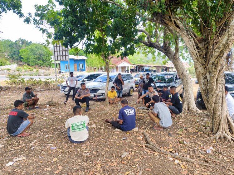 Polsek Pantai Baru Fasilitasi Kesepakatan Buruh TKBM dan Sopir Rental di Pelabuhan ASDP